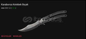 Karaborsa Kelebek Bıçak 2201 VP