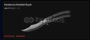 Karaborsa Kelebek Bıçak 2414 VP