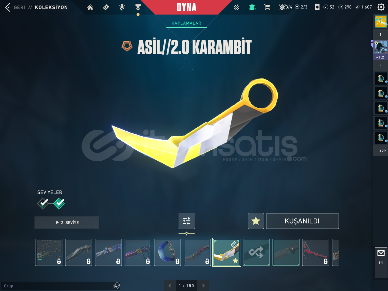 Karambitli 3 Vandallı hesap Karambitli 3 Vandallı hesap