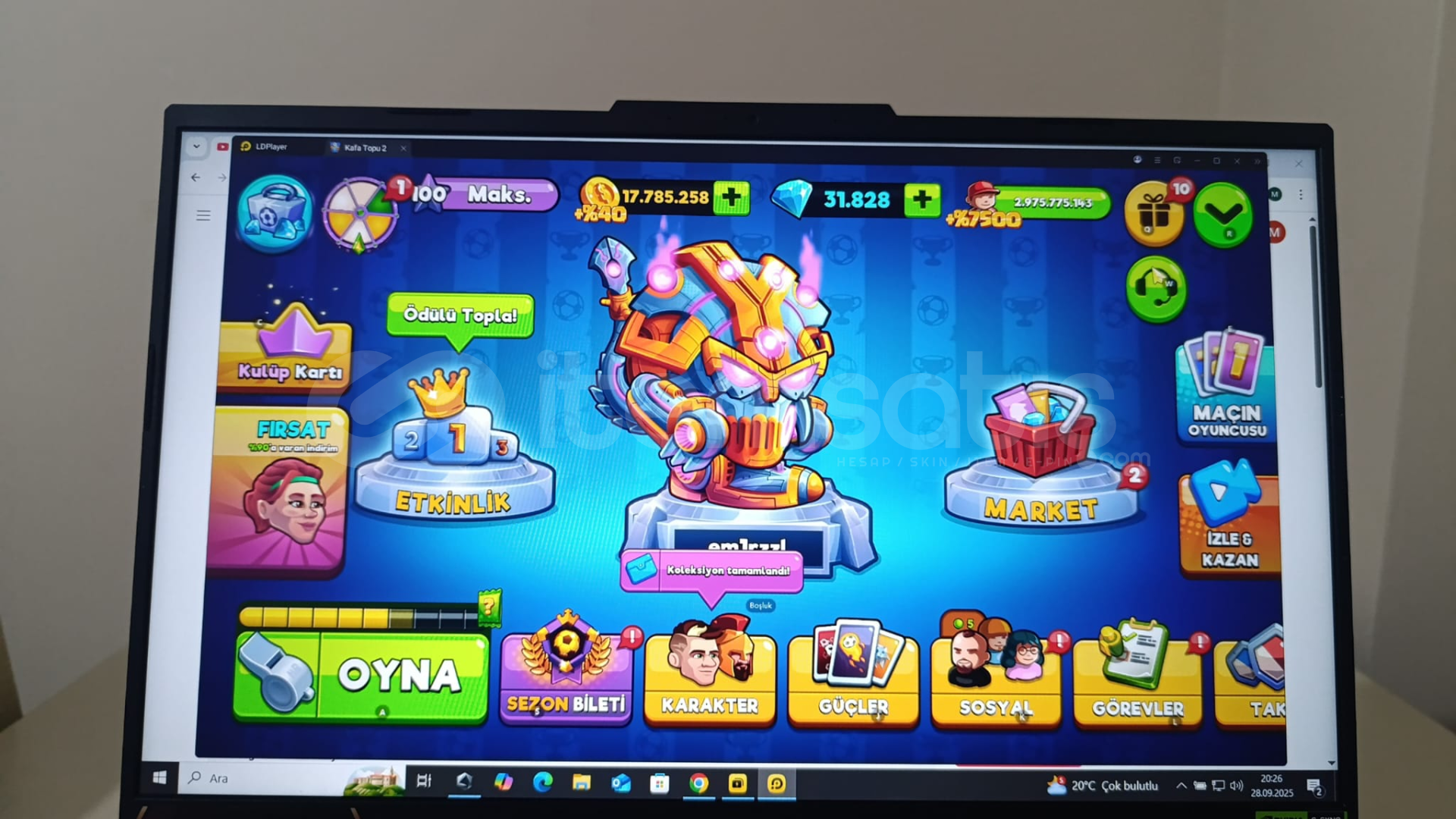 KARİYER \ TARAFTAR HESABI İLANDA KARİYER \ TARAFTAR HESABI İLANDA