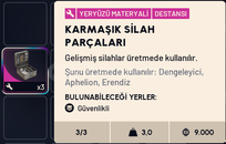 Karmaşık Silah Parçaları x3 –Ucuz Gerçek Stok!
