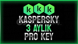 ⭐KASPERSKY 3 AYLIK LİSANS KEY + GARANTİ⭐