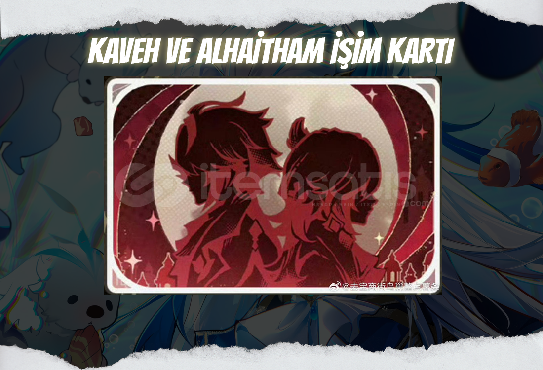 Kaveh ve Alhaitham işim kartı - KFC promo kod Kaveh ve Alhaitham işim kartı - KFC promo kod