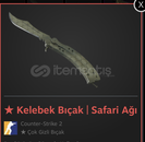 ★ Kelebek Bıçak | Safari Ağı (Görevde K)