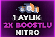⭐ 1 Aylık Nitro 2x Boost⭐
