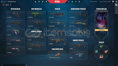 Kelepir hesap 2 tane full set + ekstra skinler
