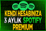 ⭐KENDİ HESABINA⭐ 3 AYLIK SPOTİFY PREMİUM KOD ⭐