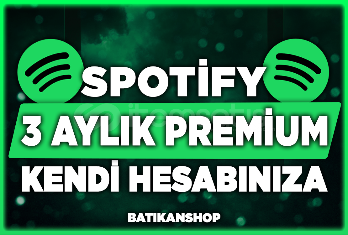Kendi Hesabına | 3 Aylık Spotify Premium Kod Kendi Hesabına | 3 Aylık Spotify Premium Kod