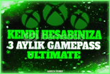 ⭐Kendi Hesabına 3 Aylık Xbox Gamepass Ultimate⭐