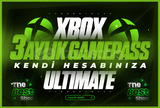 ⭐Kendi Hesabına 3 Aylık Xbox Gamepass Ultimate⭐