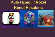 Kendi Hesabına Rozet / Emoji / Kule Görünümü