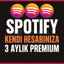 Kendi Hesabına | Spotify 3 Aylık Premium Kod