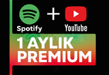 Kendi Hesabına Spotify Youtube 1 Aylık Premium