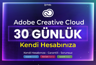 1 Ay⚡| Kendi Hesabınıza✅| Adobe CC