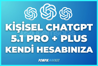 ⭐️ KENDİ HESABINIZA 1 AY CHATGPT PRO GPT-5 ⭐️