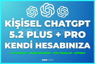 ⭐️ KENDİ HESABINIZA 1 AY CHATGPT PRO GPT-5 ⭐️