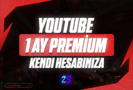 [KENDİ HESABINIZA] 1 Ay Youtube Premium
