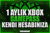 ⭐ [Kendi Hesabınıza] 1 Aylık Xbox Gamepass 