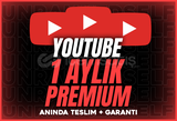 (Kendi Hesabınıza) 1 Aylık YouTube Premium