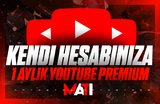 ⭐️ Kendi Hesabınıza 1 Aylık Youtube Premium ⭐️