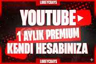 ⭐Kendi Hesabınıza 1 Aylık Youtube Premium