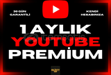 Kendi Hesabınıza 1 Aylık YouTube Premium