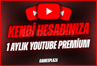 ⭐Kendi Hesabınıza | 1 Aylık Youtube Premium⭐