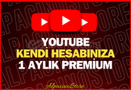✈️Kendi Hesabınıza 1 Aylık Youtube Premium ✈️