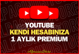 Kendi Hesabınıza 1 Aylık Youtube Premium 