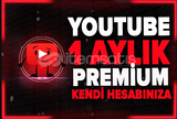 [KENDİ HESABINIZA] 1 AYLIK YOUTUBE PREMİUM