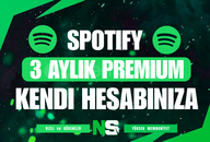 ⭐️[Kendi Hesabınıza] 3 Ay Spotify Premium
