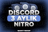 ⭐Garantili | 3 Aylık Nitro + 2x Boost⭐