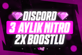 ⭐[KENDİ HESABINIZA] Discord 3 Aylık Nitro