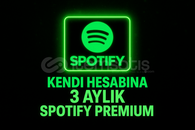 Kendi Hesabınıza 3 Aylık Spotify Premium