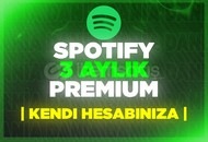 ❄️[Kendi Hesabınıza] 3 Aylık Spotify Premium