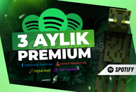 ⚡Kendi Hesabınıza - 3 Aylık Spotify Premium⚡