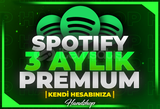 ⭐[KENDİ HESABINIZA] 3 AYLIK SPOTİFY PREMiUM⭐