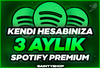 ⭐KENDİ HESABINIZA | 3 Aylık Spotify Premium✅