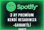 ✅KENDİ HESABINIZA✅ 3 AYLIK SPOTİFY PREMİUM