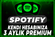 ⭐(KENDİ HESABINIZA) 3 AYLIK SPOTİFY PREMIUM⭐