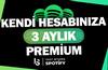 KENDİ HESABINIZA | 3 Aylık Spotify PREMİUM