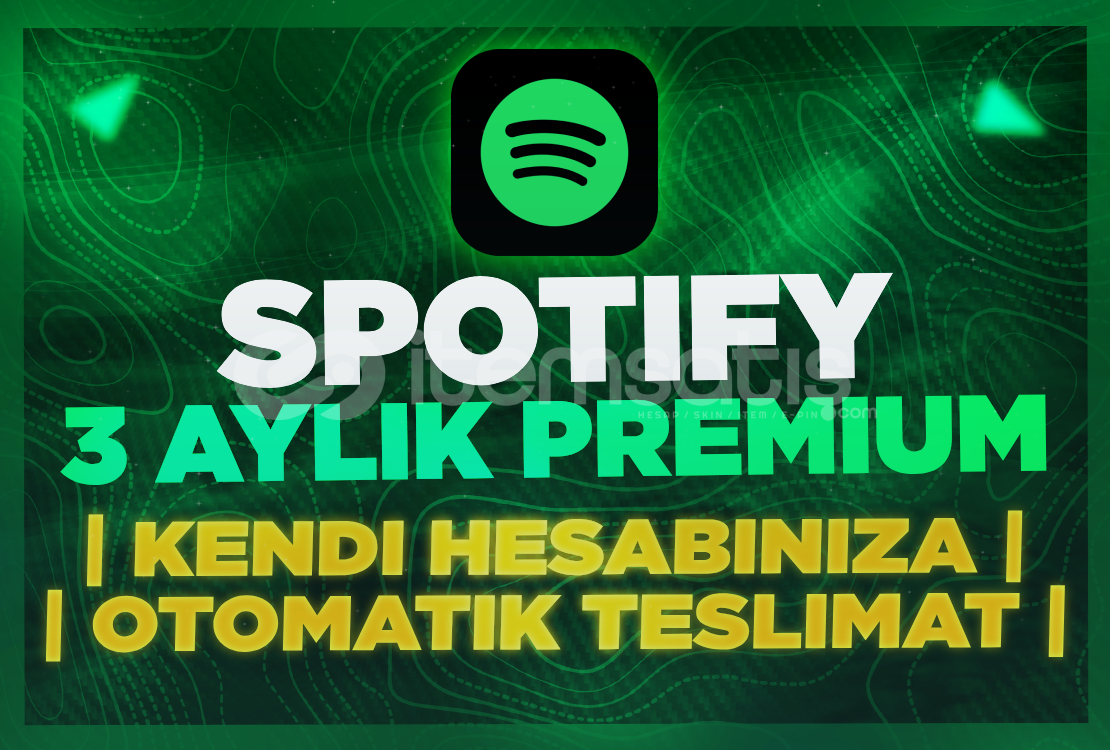 ⭐(KENDİ HESABINIZA) 3 AYLIK SPOTİFY PREMiUM⭐ ⭐(KENDİ HESABINIZA) 3 AYLIK SPOTİFY PREMiUM⭐