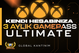 KENDİ HESABINIZA 3 AYLIK XBOX GAMEPASS ULİMATE