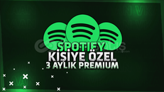 {KENDİ HESABINIZA} 3 AYLIK SPOTİFY PREMİUM