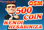 Kendi Hesabınıza 500 Coin! HIZLI TESLİMAT