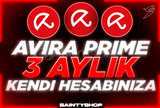 ⭐Kendi Hesabınıza Avira Prime/Premium ✅3 Aylık!