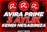 ⭐Kendi Hesabınıza Avira Prime/Premium ✅3 Aylık!