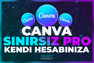 ⭐[KENDİ HESABINIZA] Canva Pro SINIRSIZ⭐