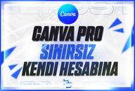 ⭐[KENDİ HESABINIZA] CANVA PRO SINIRSIZ⭐