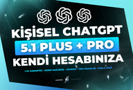 ⚡Kendi Hesabınıza ChatGPT Plus 5.1 + 5.0 Pro⚡